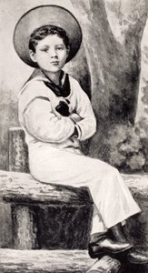 Winston Churchill aged five, from 